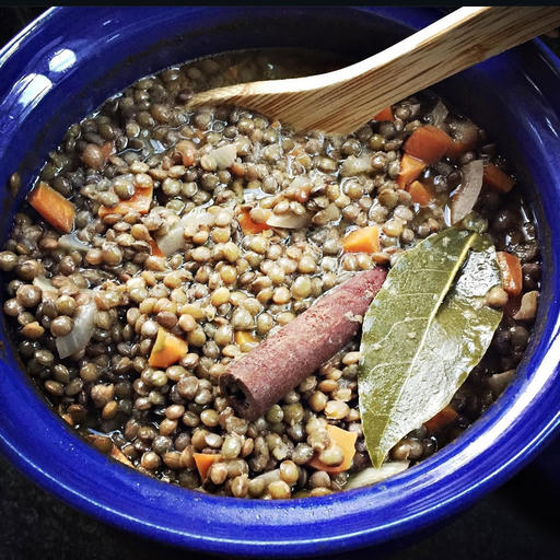 Butter Baked Lentils